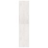 vidaXL Biblioth&egrave;que/S&eacute;parateur de pi&egrave;ce Blanc 40x30x135,5cm Pin massif