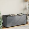 vidaXL Bo&icirc;te de rangement gris 105x34,5x45 cm tissu