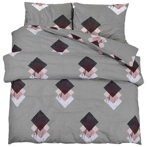 vidaXL Ensemble de housse de couette multicolore 155x220 cm coton