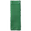 vidaXL Matelas de camping autogonflant avec oreiller 1 personne vert