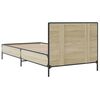 vidaXL Cadre de lit sans matelas ch&ecirc;ne sonoma 75x190 cm