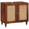 vidaXL Armoire d'&eacute;vier Marron 62 x 33 x 58 cm Bois d'ing&eacute;nierie