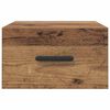 vidaXL Cabinet de chevet 2 pcs Bois ancien 35 x 35 x 20 cm