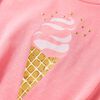 T-shirt pour enfants rose fluo vif 128