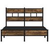 vidaXL Cadre de lit sans matelas avec t&ecirc;te de lit 120x190 cm