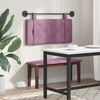 vidaXL T&ecirc;te de lit suspendue Pourpre 90 x 55 x 5 cm Velours