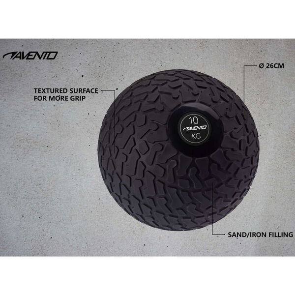 Avento Balle textur&eacute;e 10 kg Noir