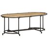 vidaXL Table basse 110x55x40 cm bois de manguier massif brut