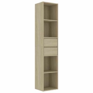 vidaXL Biblioth&egrave;que Ch&ecirc;ne sonoma 36x30x171 cm Bois d'ing&eacute;nierie