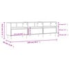 vidaXL Meuble TV sonoma gris 150x30x44,5 cm bois d'ing&eacute;nierie
