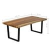 vidaXL Table basse Bois d'arbre &agrave; pluie massif 102x56x41 cm