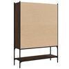 vidaXL Biblioth&egrave;que ch&ecirc;ne marron 102x30x141,5 cm bois d'ing&eacute;nierie