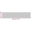 vidaXL Tapis rectangulaire naturel 80x400 cm bambou