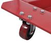 vidaXL Chariot de moto Rouge
