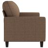 vidaXL Canap&eacute; &agrave; 3 places Marron 180 cm Tissu