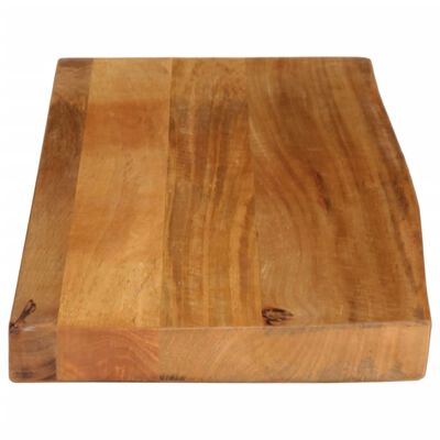 vidaXL Dessus de table à bord vivant 80x40x3,8 cm bois massif manguier