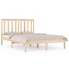 vidaXL Cadre de lit sans matelas bois de pin massif