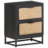 vidaXL Table de chevet 40x30x50 cm Bois de manguier massif