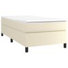 vidaXL Cadre de lit cr&egrave;me 80x200 cm similicuir
