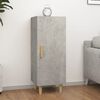 vidaXL Buffet Gris b&eacute;ton 34,5x34x90 cm Bois d'ing&eacute;nierie