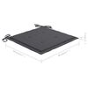 vidaXL Chaises pliables de jardin lot de 6 avec coussins Bois d'acacia