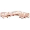 vidaXL Salon de jardin 10 pcs bois massif&nbsp;sapin de douglas