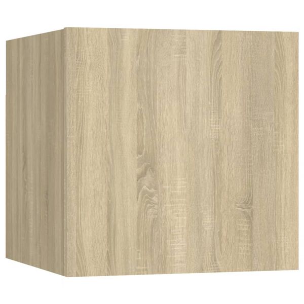 vidaXL Ensemble de meubles TV 7 pcs Ch&ecirc;ne sonoma Bois d'ing&eacute;nierie
