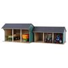 Kids Globe Hangar de ferme pour tracteurs jouet Petit 1:32 Bois 610192