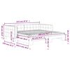 vidaXL Lit de jour et gigogne et matelas vert fonc&eacute; 100x200 cm velours