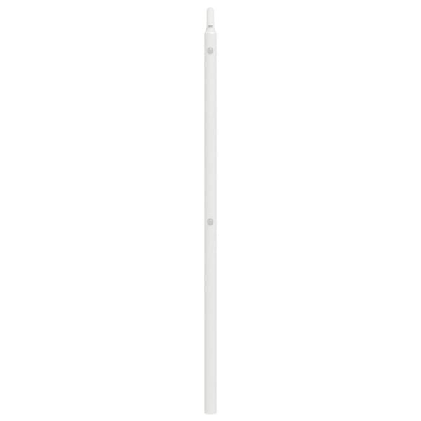 vidaXL T&ecirc;te de lit de remplacement m&eacute;tal blanc 200 cm