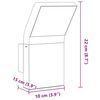 vidaXL Appliques murales LED d'ext&eacute;rieur 2 pcs noir