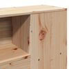 vidaXL Lit biblioth&egrave;que sans matelas 140x200 cm bois massif de pin