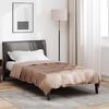 vidaXL Duvet d'&eacute;t&eacute; simple Dor&eacute; 220 x 140 cm Satin et Microfibre