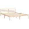 vidaXL Cadre de lit sans matelas 160x200 cm bois massif