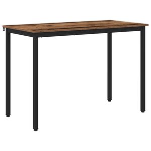 vidaXL Table de salle &agrave; manger / Table de repas M&Eacute;TAL