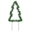 vidaXL D&eacute;coration lumineuse arbre de No&euml;l piquets 3 pcs 50 LED 30 cm