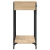 vidaXL Table console ch&ecirc;ne sonoma 100x39x78,5 cm bois d'ing&eacute;nierie