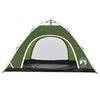 vidaXL Tente de camping 5 personnes vert lib&eacute;ration rapide