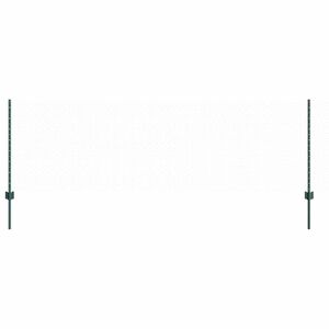 vidaXL Cl&ocirc;ture hexagonale avec poteau 100 x 0,8 m Vert Maille