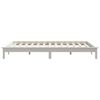 vidaXL Cadre de lit sans matelas blanc bois de pin massif