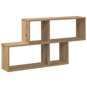 vidaXL &Eacute;tag&egrave;re murale ch&ecirc;ne artisanal 100x18x53 cm bois d'ing&eacute;nierie