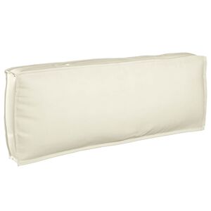 vidaXL Coussin Tissu Oxford Cr&egrave;me 120 x 40 x 12 cm