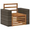vidaXL Sofa de milieu ext&eacute;rieur Naturel