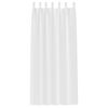 vidaXL Rideaux occultants avec anneaux 2 pcs Blanc pur 260 x 140 cm