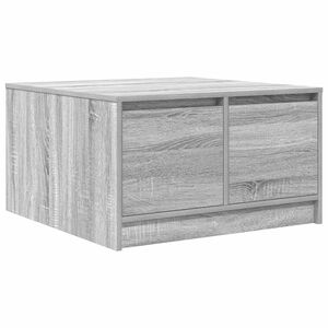 vidaXL Table basse avec tiroirs sonoma gris 70,5x70x40 cm
