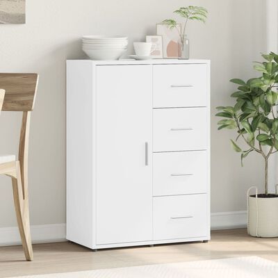 vidaXL Buffet blanc 60x31x84 cm bois d'ingénierie