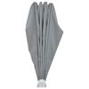 vidaXL Auvent lat&eacute;ral pliable de terrasse Gris 200 cm