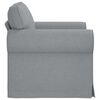 vidaXL Canap&eacute; 60cm Gris clair M&eacute;tал