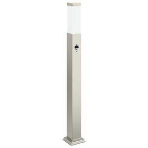 vidaXL Borne lumineuse avec d&eacute;tecteur 80 cm en acier inoxydable IP44