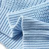 Cardigan pour enfants tricot&eacute; bleu 116